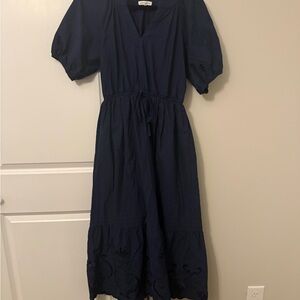 Moon River Navy Blue Dress